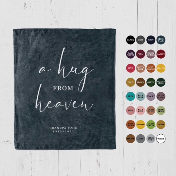 Personalized sympathy throws new arrivals