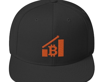 Bitcoin Goes Up Snapback Hat