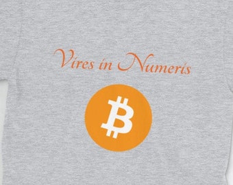 Vires in Numeris Bitcoin - Short-Sleeve Unisex T-Shirt - BTC Strength in Numbers