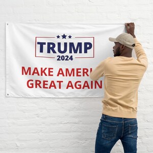 Trump 2024 - Make America Great Again Flag - MAGA Merch