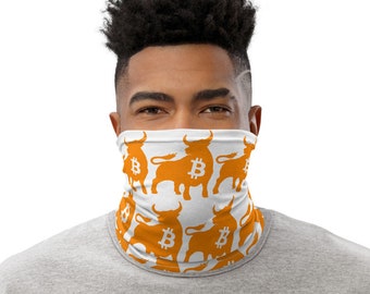 Bullish Bitcoin Neck Gaiter Face Mask