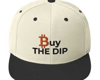 Buy The Dip - Bitcoin Snapback Hat - BTC