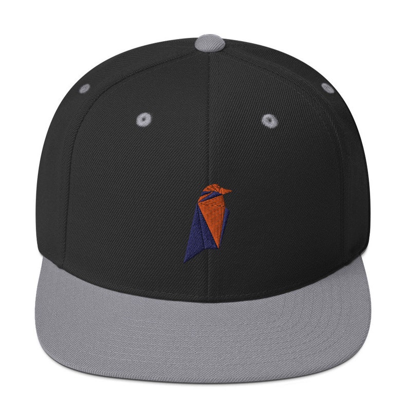 Ravencoin Snapback Hat RVN Raven Crypto image 3