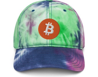 Tie Dye Unisex Adjustable Bitcoin Hat - BTC Crypto Merch
