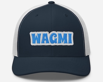 WAGMI Trucker Cap - We're All Gonna Make It Hat - Crypto Merch