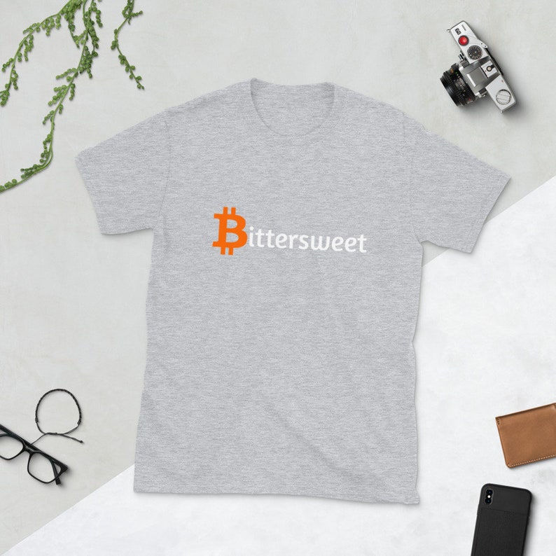 Bittersweet Bitcoin Short-Sleeve Unisex T-Shirt BTC Crypto image 5