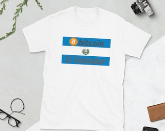 Bitcoin El Salvador - BTC Short-Sleeve Unisex T-Shirt Latin America Crypto