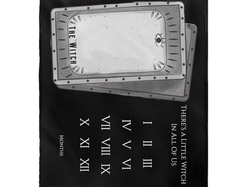 The Witch Tarot Deck Milestone Blanket, There's A Little Witch In All of Us: Non-Customizable