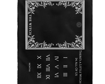 The Witch Tarot Card  (Victorian/ Baroque Style) Blanket: Non-Customizable