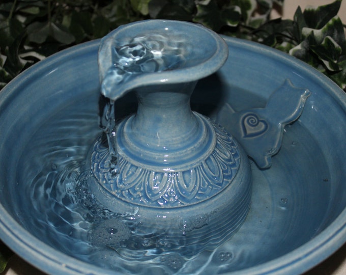 Cat Fountain, Ceramic Cat Fountain, Pet Fountain Etsy