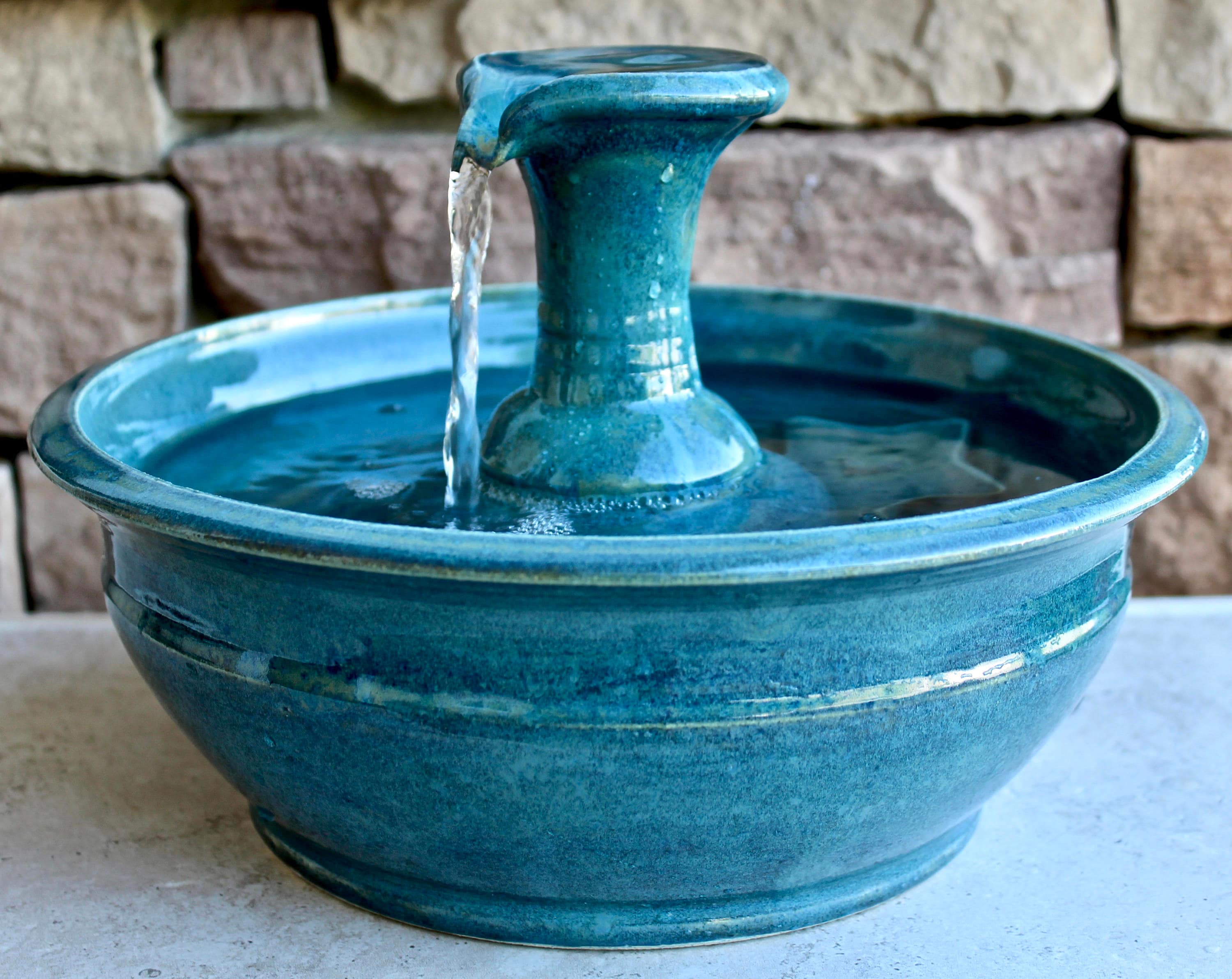 Cat fountain ceramic 2025