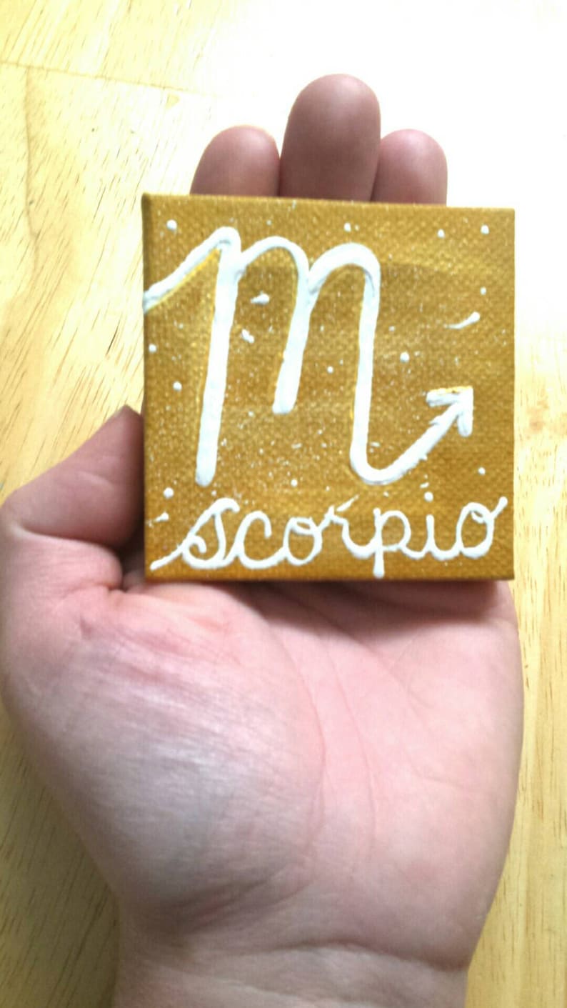 Zodiac Canvases Refrigerator Zodiac Painting Zodiac Mini