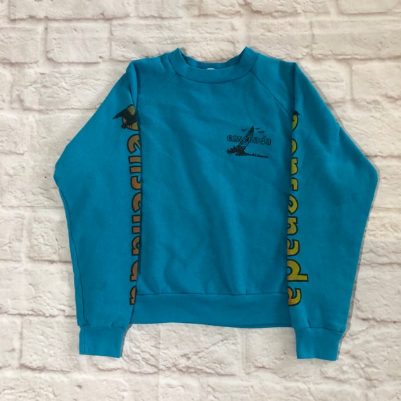 Vintage Ensenada Mexico - Baja Sweatshirt - Aqua B