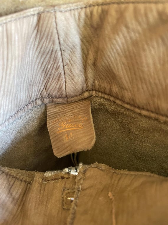 Favorite Vintage Biscotti Suede Trousers