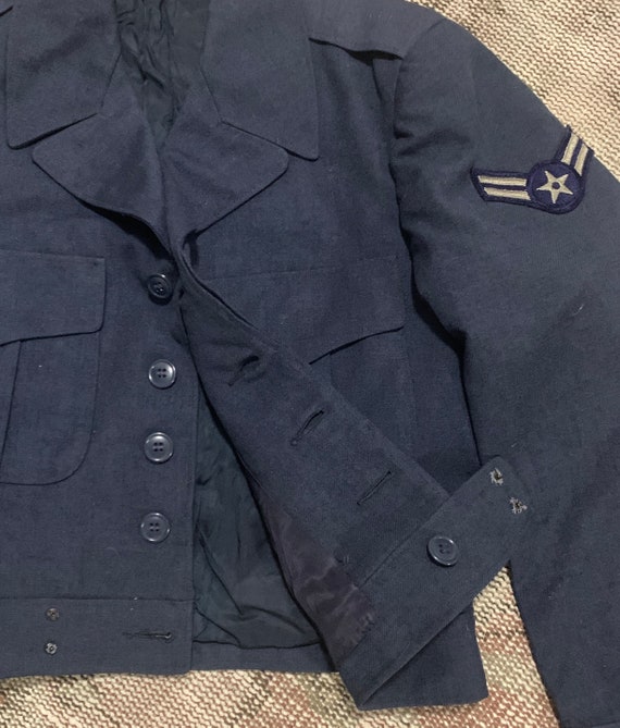 Vintage USAF Eisenhower Jacket WWII Air Force Unifo… Gem