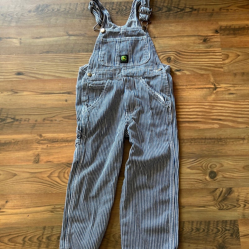 Analogie Striped Overalls - Wheat Stripe (Downtown Collection)