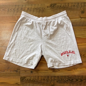 Vintage Chicago Bulls Sportlich Shorts Größe SMALL/MEDIUM Kordelzug Jersey Shorts