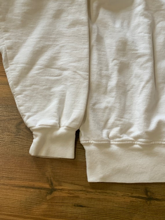 Vintage White Crewneck - Oversized Sweatshirt - A… - image 5