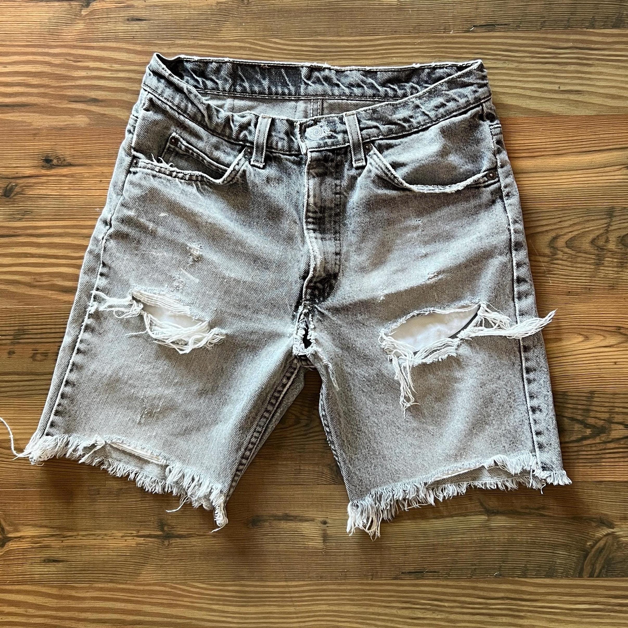 Ripped Levi Shorts