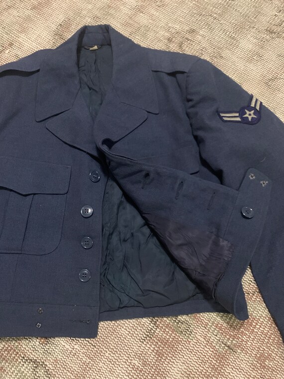 Vintage USAF Eisenhower Jacket WWII Air Force Unifo… Gem