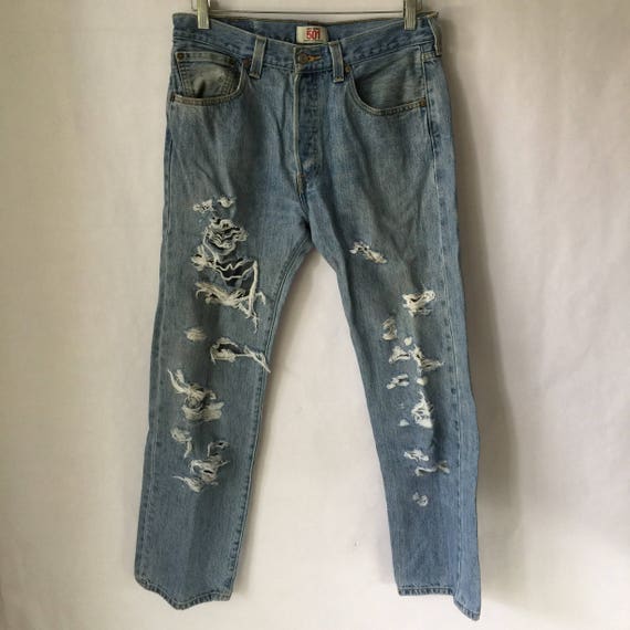 levis 501 destroyed jeans