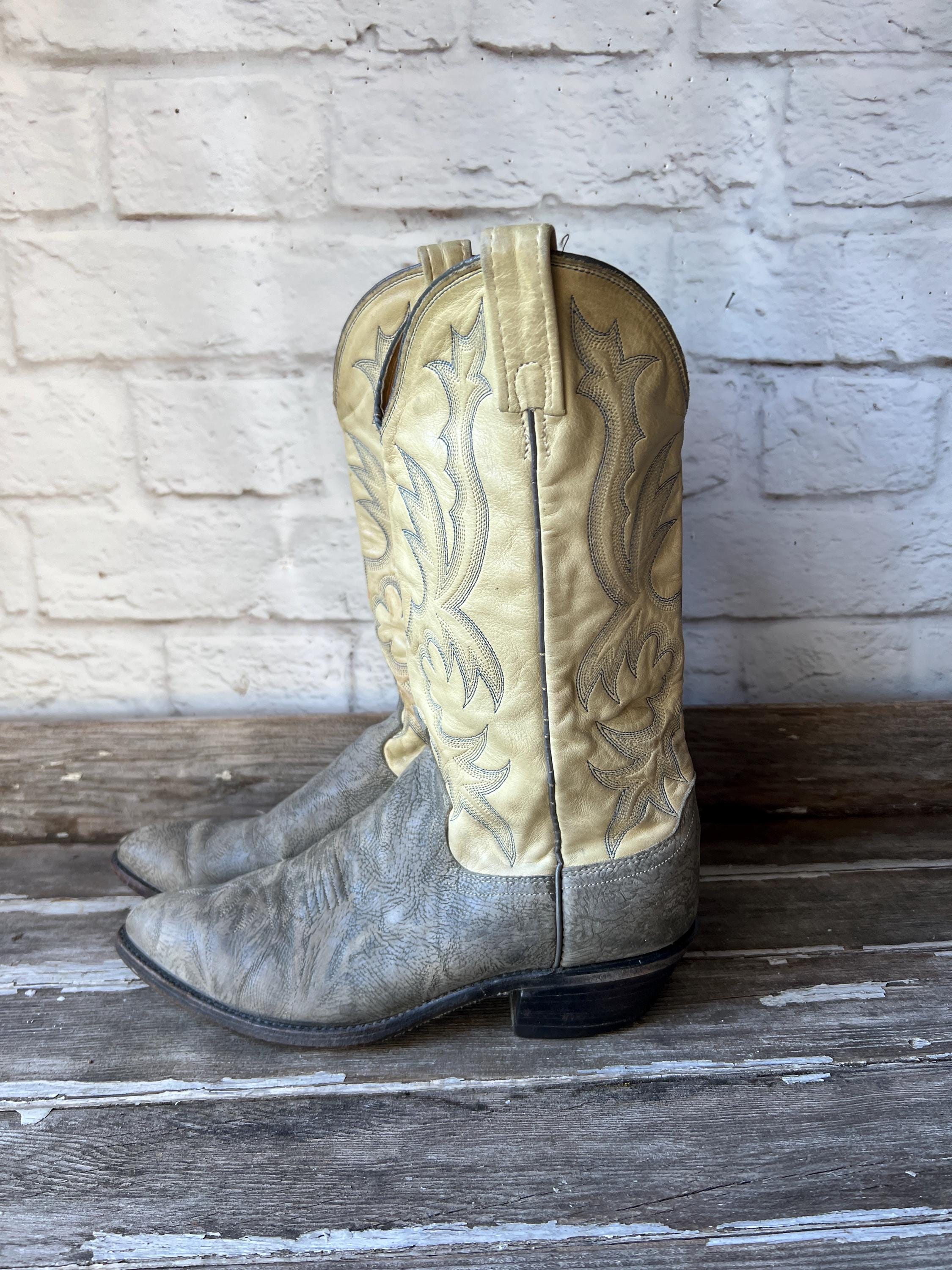 タカボー様オーストリッチ☆ダンポストDAN POST デッドストックヴィンテージ Vintage Dan Post Boots - Etsy