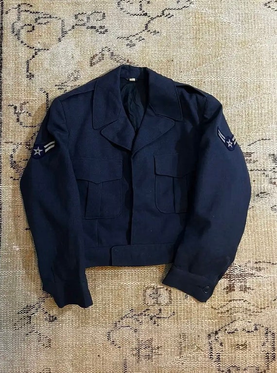 Vintage USAF Eisenhower Jacket WWII Air Force Unifo… Gem