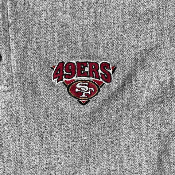 Vintage 49ers Long Sleeve Shirt  - henley  - Stre… - image 4