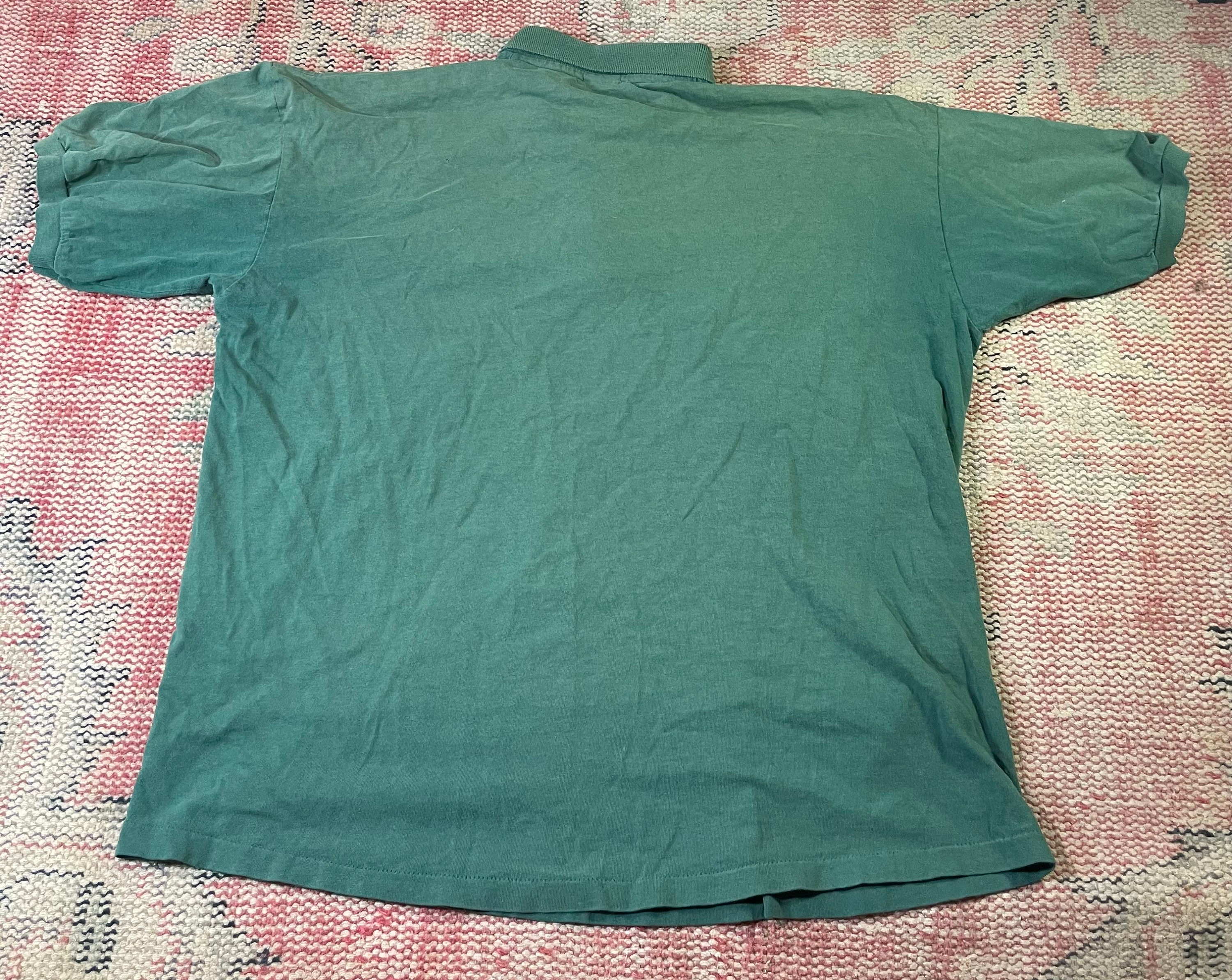 ヴィンテージ 1998 グリーン ゴルフポロ - サイズ XL - 特大 - クラブ