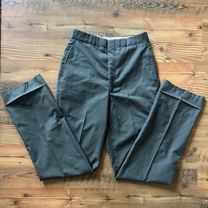 Vintage Military Trousers -Tropical Wool  AG344 Slacks - Size 28 Regular