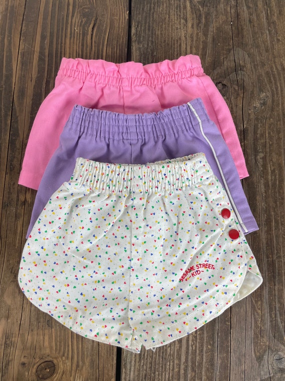 Vintage 1980’s Toddler Shorts Set | Elastic Waist 