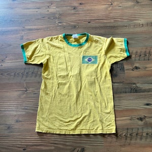 Camiseta vintage de Pelé - Santos número 10 - Fútbol - Talla S/XS