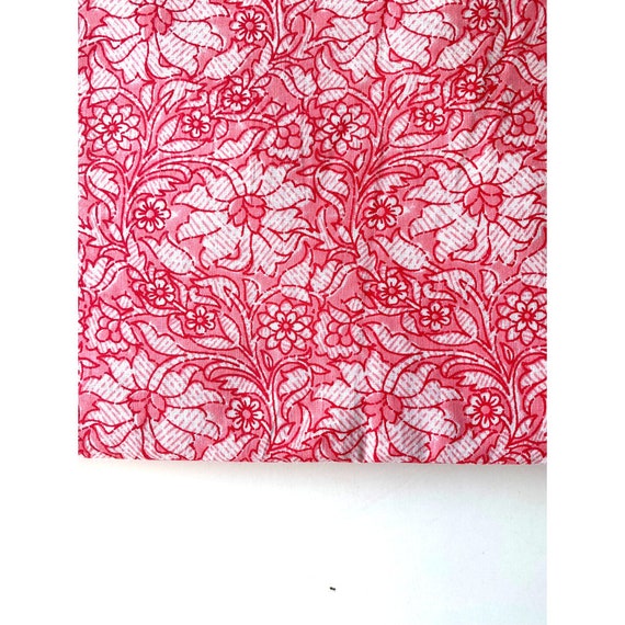 Block Print Fabric Indian Fabric by the Yard White and Etsy