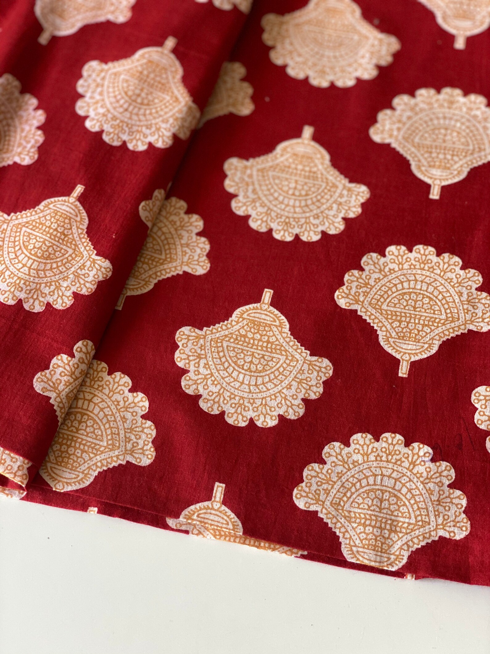 Block Print Fabric Indian Fabric 1.45 yard cut buta print Etsy