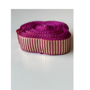 Goudpaarse bies, feestelijke Indiase bies, goud- en lurexdraad, boho-modeversiering, sari-randversiering, lintafwerking 2 cm op maat gesneden,