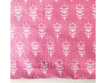 Indian Block Print, Indian cotton, Hand stamped printing, by the yard, Indian Fabric, Peace Block Print Fabric, sewing and quilting fabric