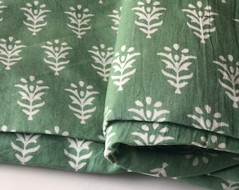 Indian Block Print, Indian cotton, Hand stamped printing, by the yard, Indian Fabric, Peace Block Print Fabric, sewing and quilting fabric
