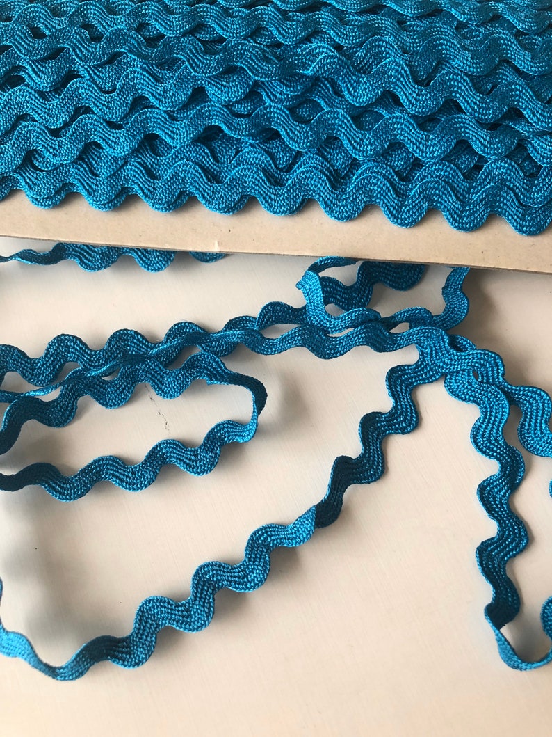 Blue Cotton Lace Ric Rac Trim 0.5 Cm Sewing Lace Trim Pink Etsy