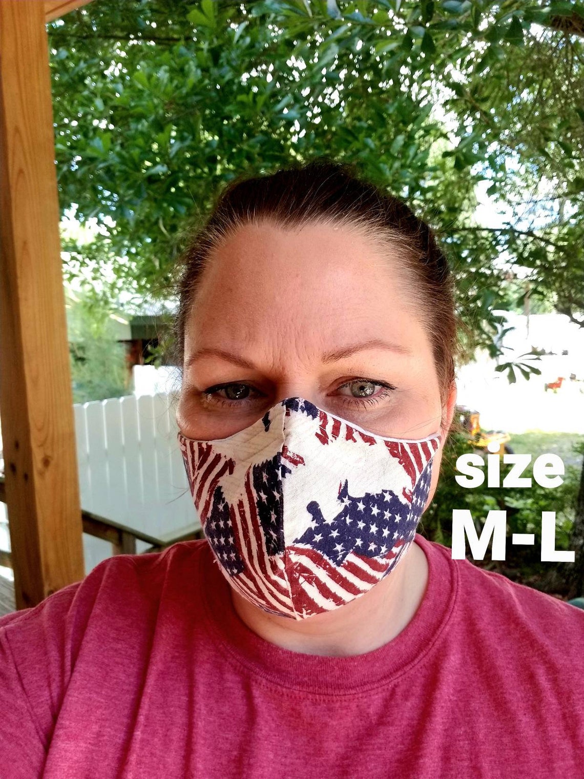 Over the Head Face Mask Around Overhead 5 Layer Shield Etsy