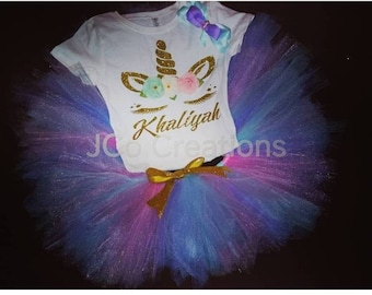 Unicorn tutu set