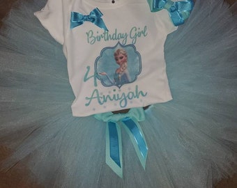 Frozen inspired tutu set