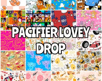 Baby pacifier lovey, lovey blanket for pacifier, custom paci blanket, baby accessories, baby shower gift