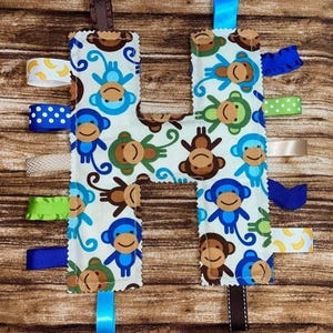 Baby shower present, sensory letter toy, personalized unique baby shower gift image 19