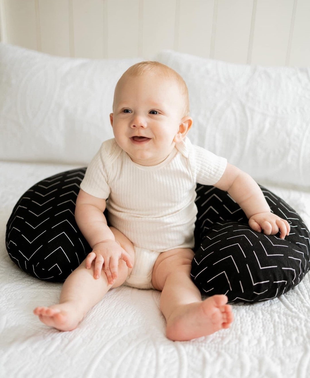 Gender Neutral Nursing Pillow Cover New Mom Gift Infant Etsy