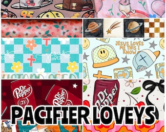 Baby pacifier lovey, lovey blanket for pacifier, custom paci blanket, baby accessories, baby shower gift