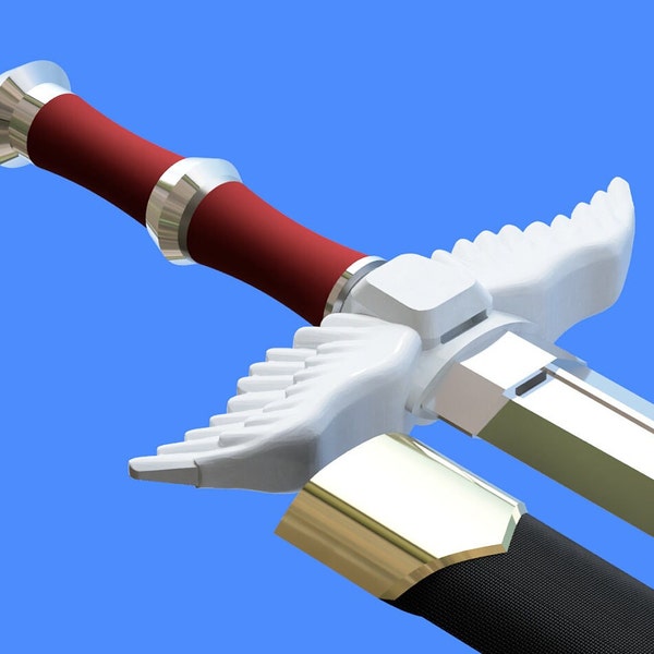 Dungeon Meshi - Laios Kensuke Cosplay Sword 3D model for printing