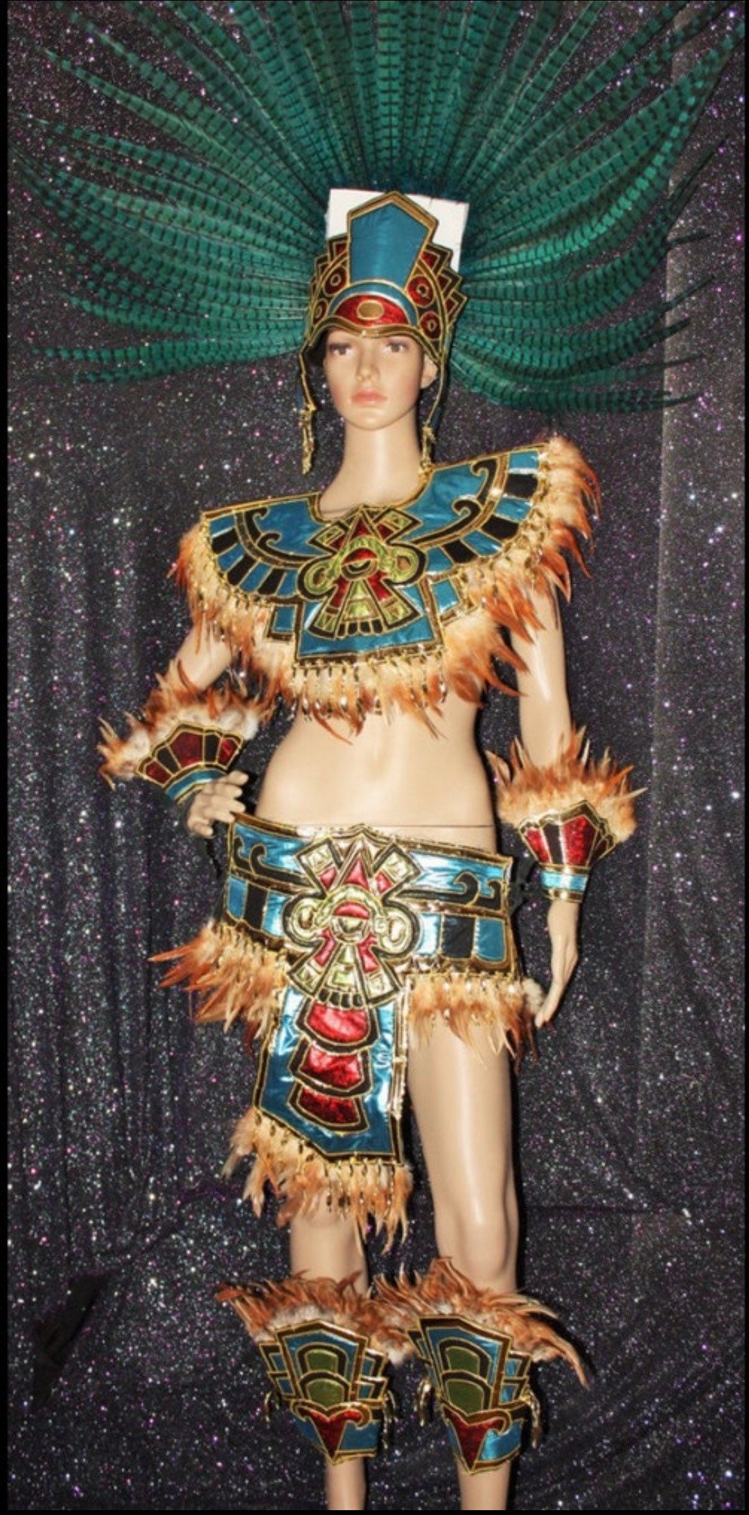 Aztec Mayan Tribal Indian Native Costume Etsy
