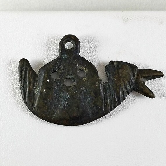 Antique Chinese Bronze Donkey Toggle