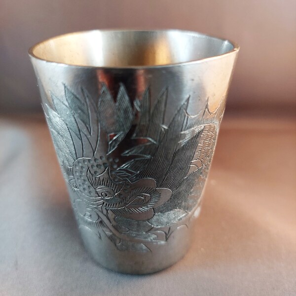 Pewter Drinking Glasses Etsy