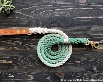 thick rope dog leash